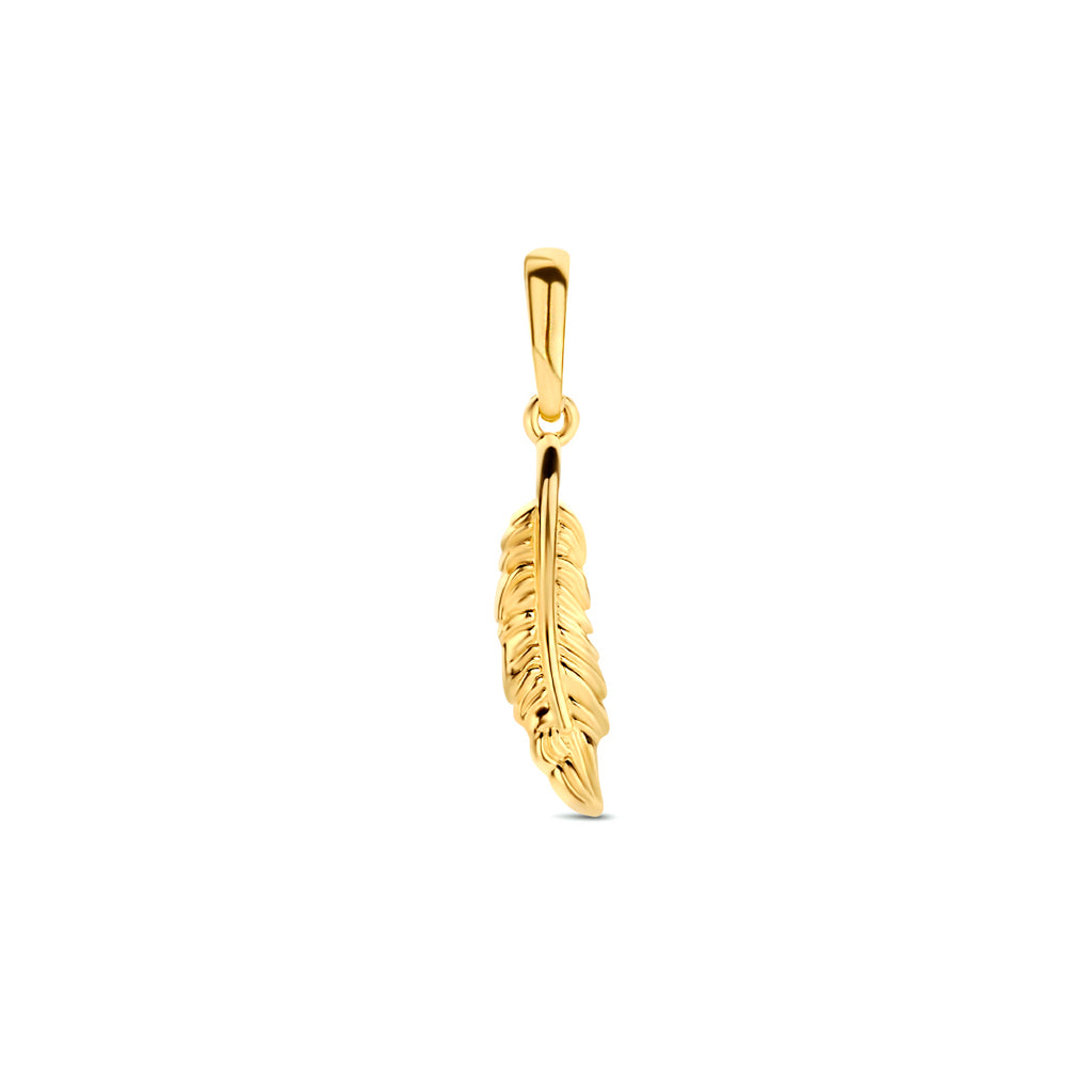 hanger veer 14K geelgoud