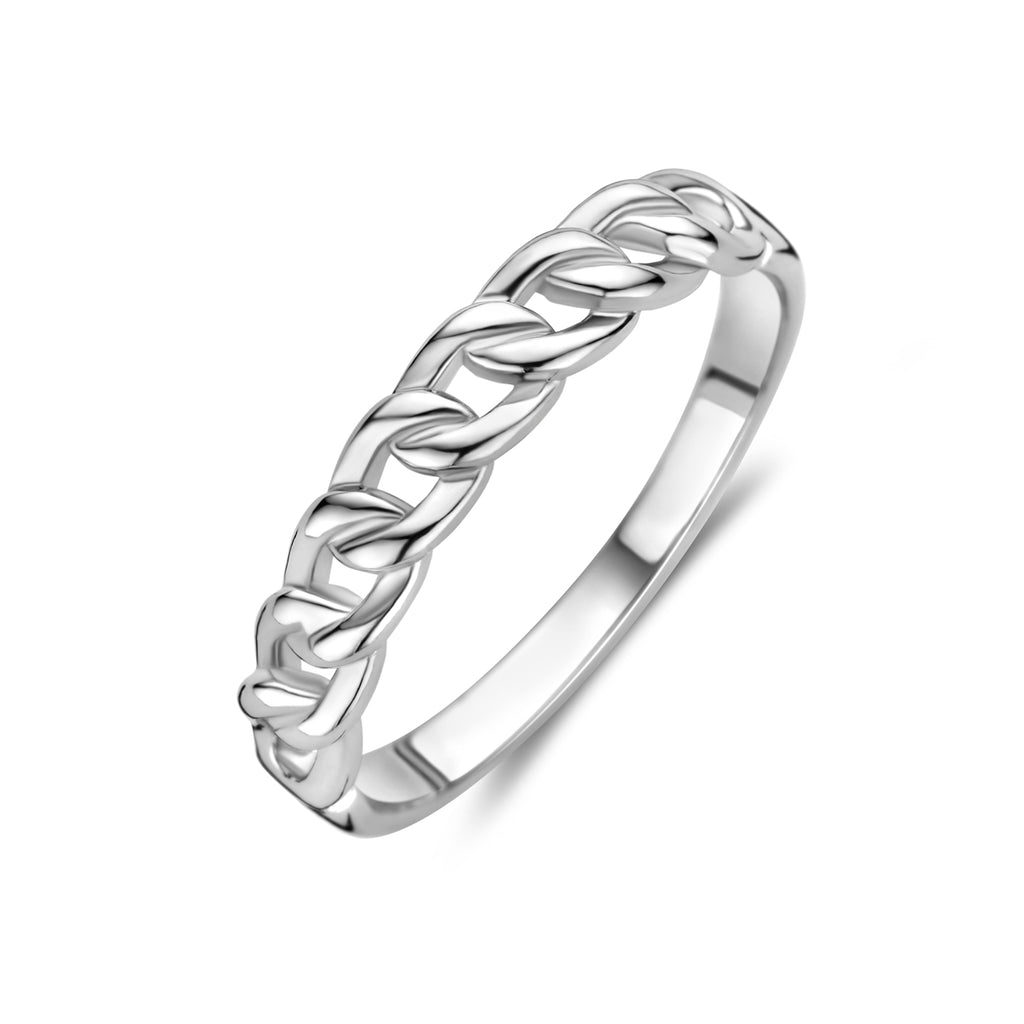 Ringglied Silber rhodiniert