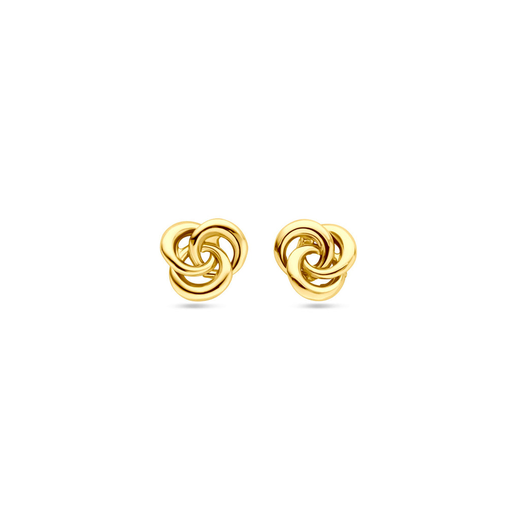 Ohrstecker 7 mm 14K Gelbgold