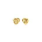 Ohrstecker 7 mm 14K Gelbgold