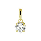 Anhänger Zirkonia 14K Gelbgold