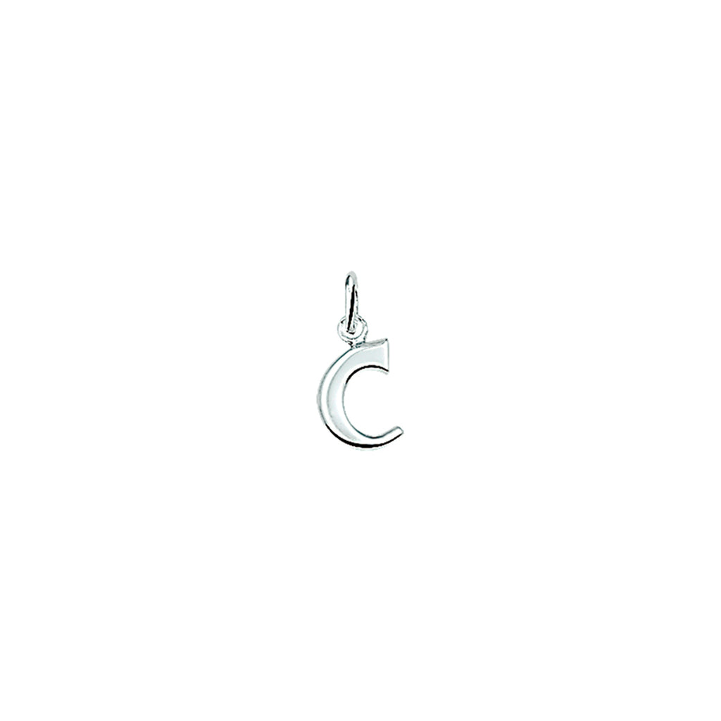 Anhänger Buchstabe Silber rhodiniert
