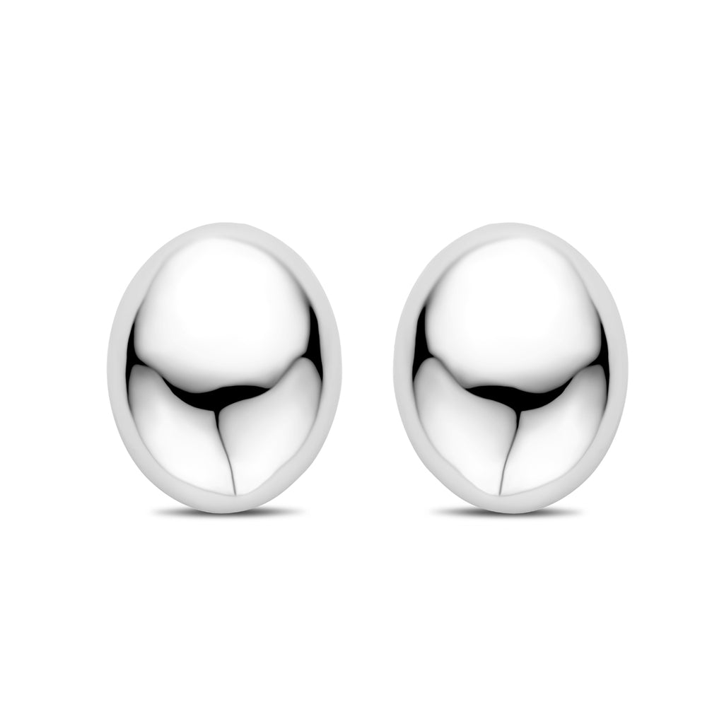 Ohrstecker 20 mm Silber rhodiniert