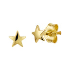 oorknoppen ster 14K geelgoud