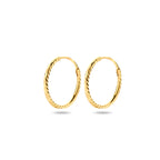 Ohrringe aus 14-karätigem Gelbgold mit Diamanten