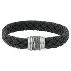 armband leer edelstaal