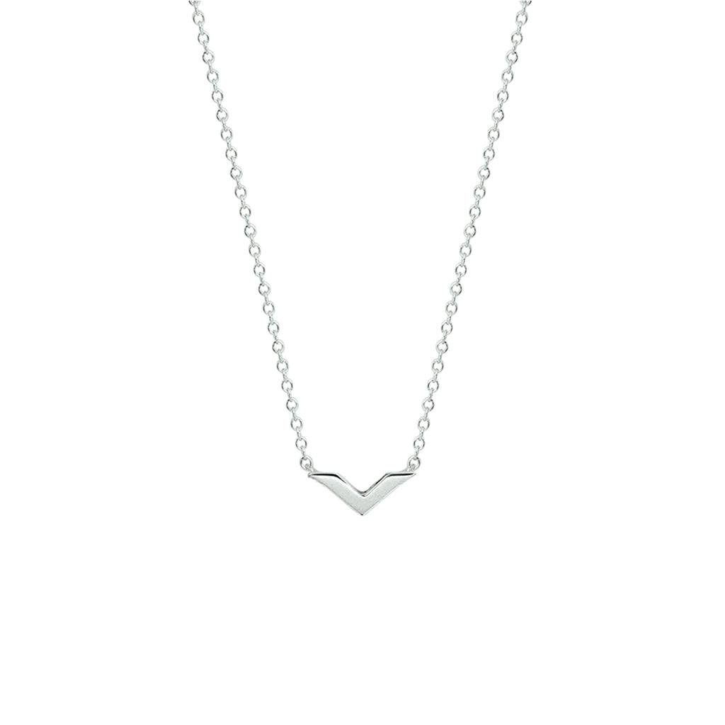 Halskette v 40 + 4 cm Silber rhodiniert