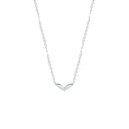 Halskette v 40 + 4 cm Silber rhodiniert