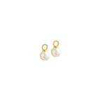 Ohrring-Anhänger Perle 14K Gelbgold