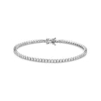 Tennisarmband Zirkonia 2,5 mm Silber rhodiniert