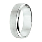 ring a206/a310/a312 - 6 mm - zonder steen zilver gerhodineerd