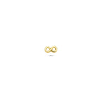 flat back piercing infinity 2,5 mm 14K geelgoud