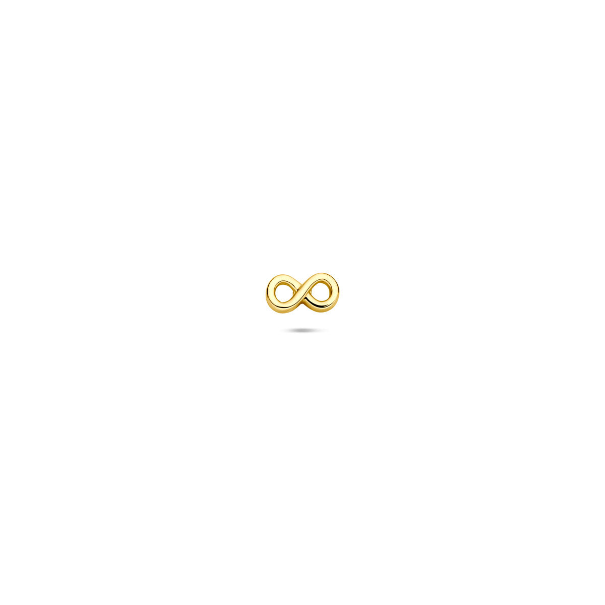 flat back piercing infinity 2,5 mm 14K geelgoud