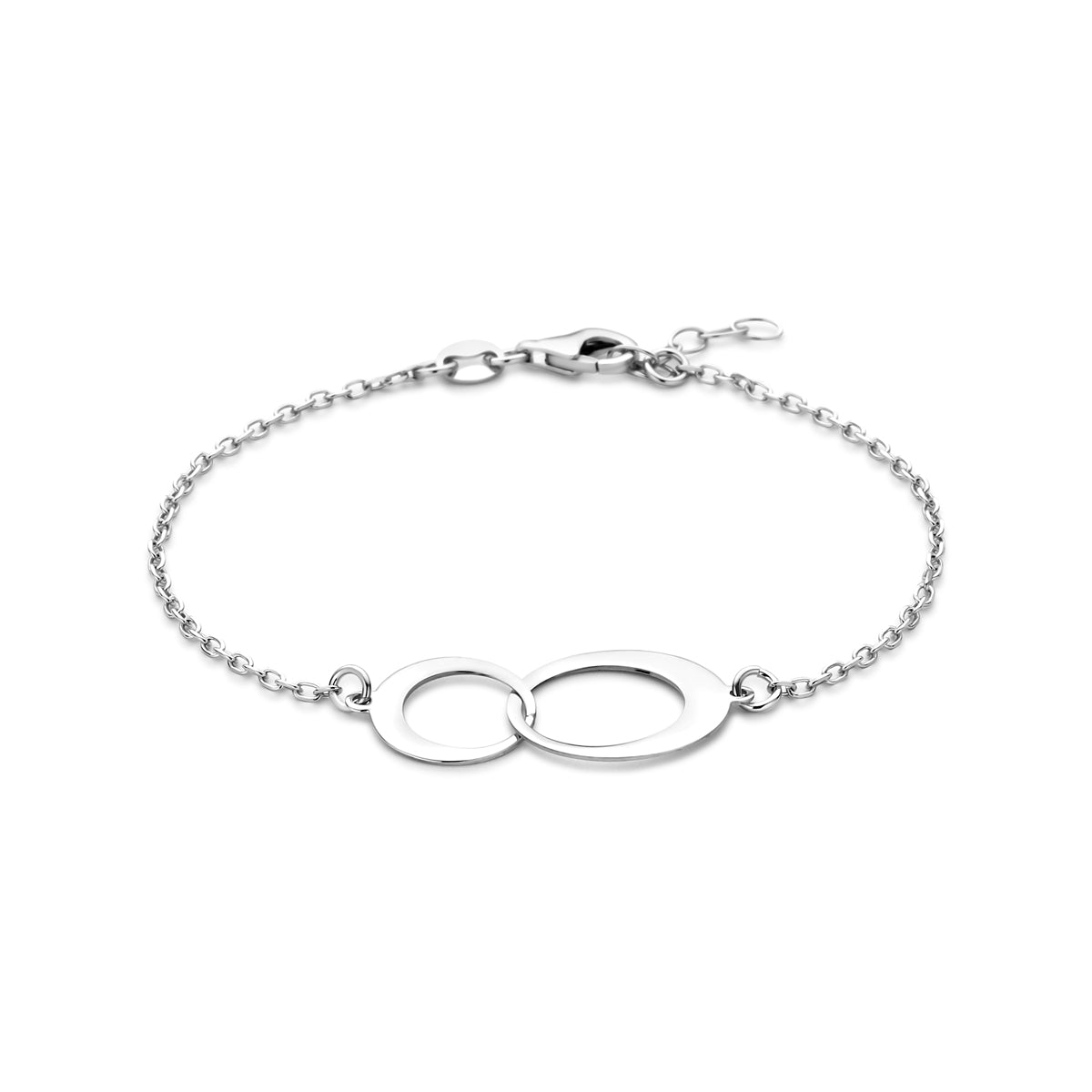 Armband 17 + 2 cm Silber rhodiniert