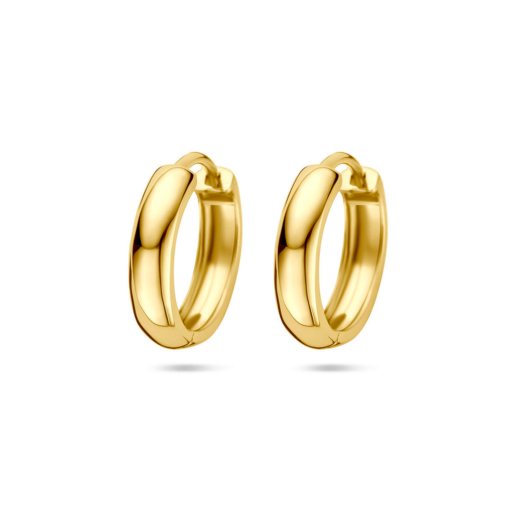 klapoorringen 3,5 mm 14K geelgoud