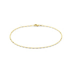 Fußkettchen 2,0 mm 24 - 26 cm 14K Gelbgold