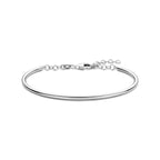 armband 65 x 3,3 mm zilver gerhodineerd