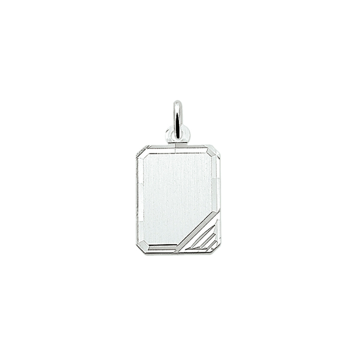 graveerhanger gediamanteerd zilver gerhodineerd