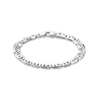 Armband 7,0 mm Silber weiß