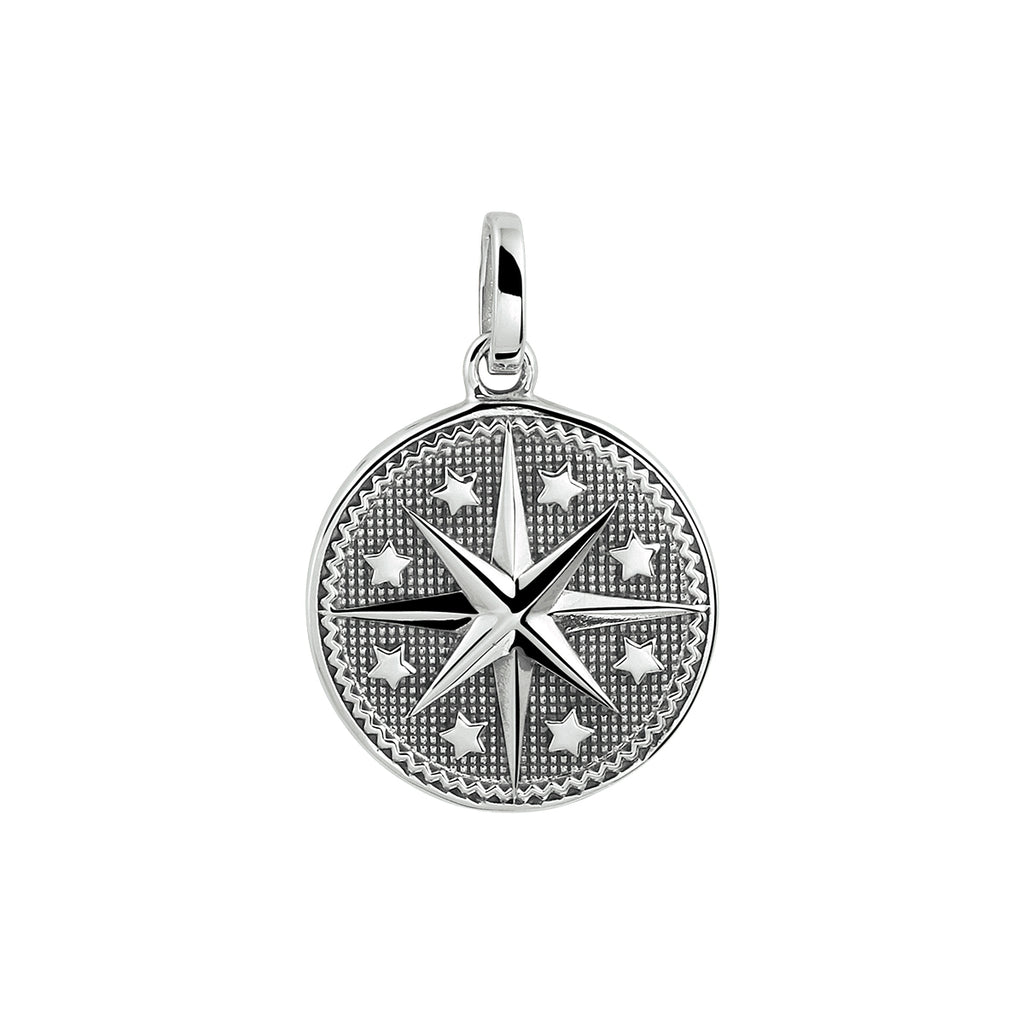 hanger oxi ster zilver geoxideerd