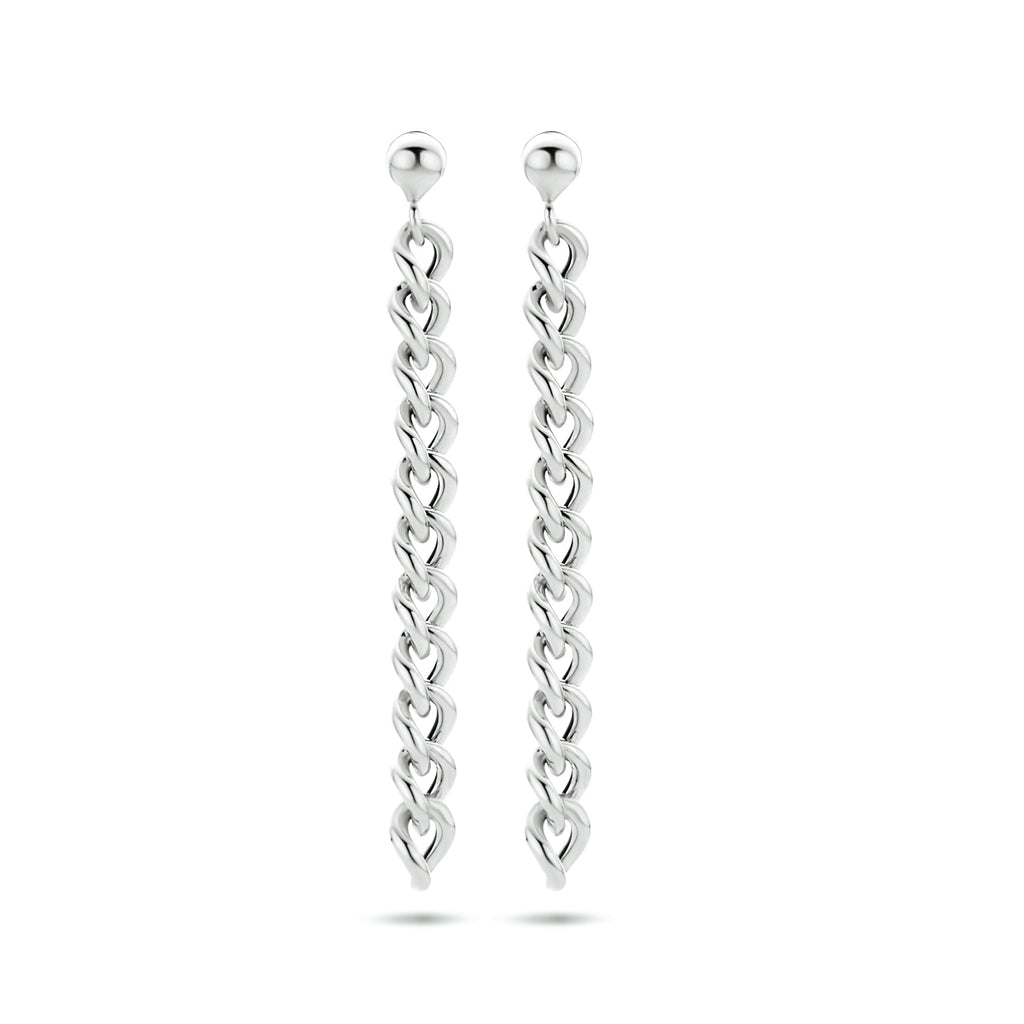oorhangers schakel zilver gerhodineerd
