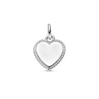 graveerhanger hartje zilver gerhodineerd