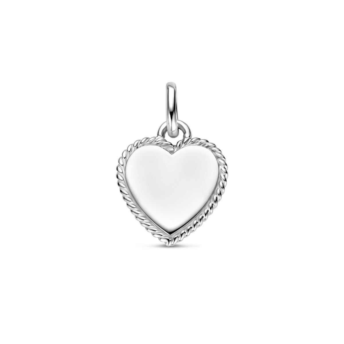 graveerhanger hartje zilver gerhodineerd