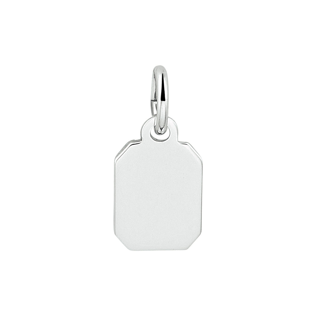 Gravuranhänger Silber rhodiniert