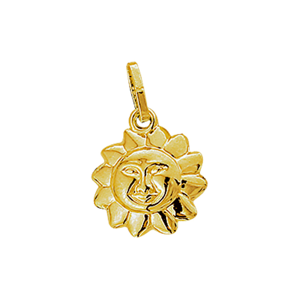 hanger zon 14K geelgoud