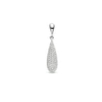 hanger zirkonia zilver gerhodineerd