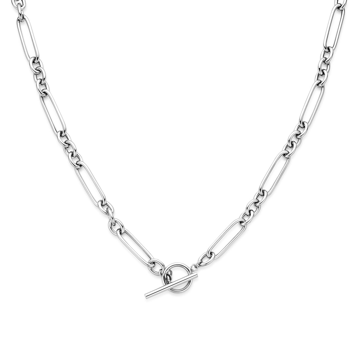 collier kapittelslot 7 mm 50,5 cm zilver gerhodineerd