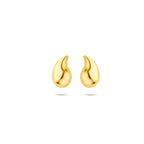 Ohrstecker Tropfen 8,5 mm 14K Gelbgold