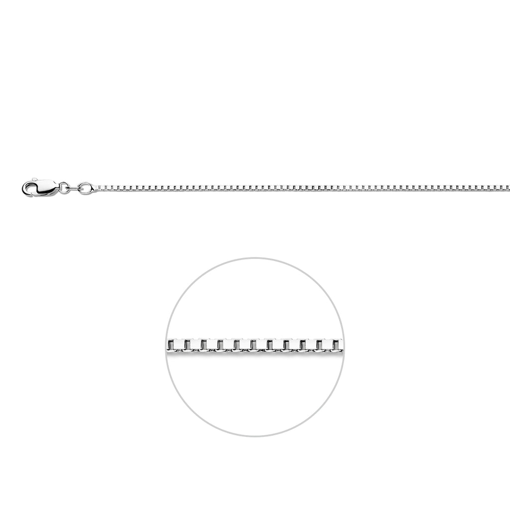 Venezianisch 1,4 mm Silber weiß