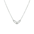 Halskette 1,2 mm 41 + 4 cm Silber rhodiniert