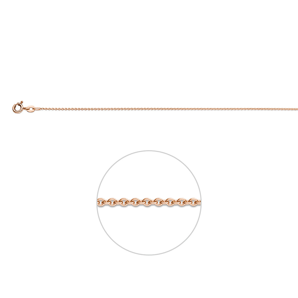 Anker, ca. 1,1 mm, 14K Roségold