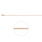 Anker, ca. 1,1 mm, 14K Roségold
