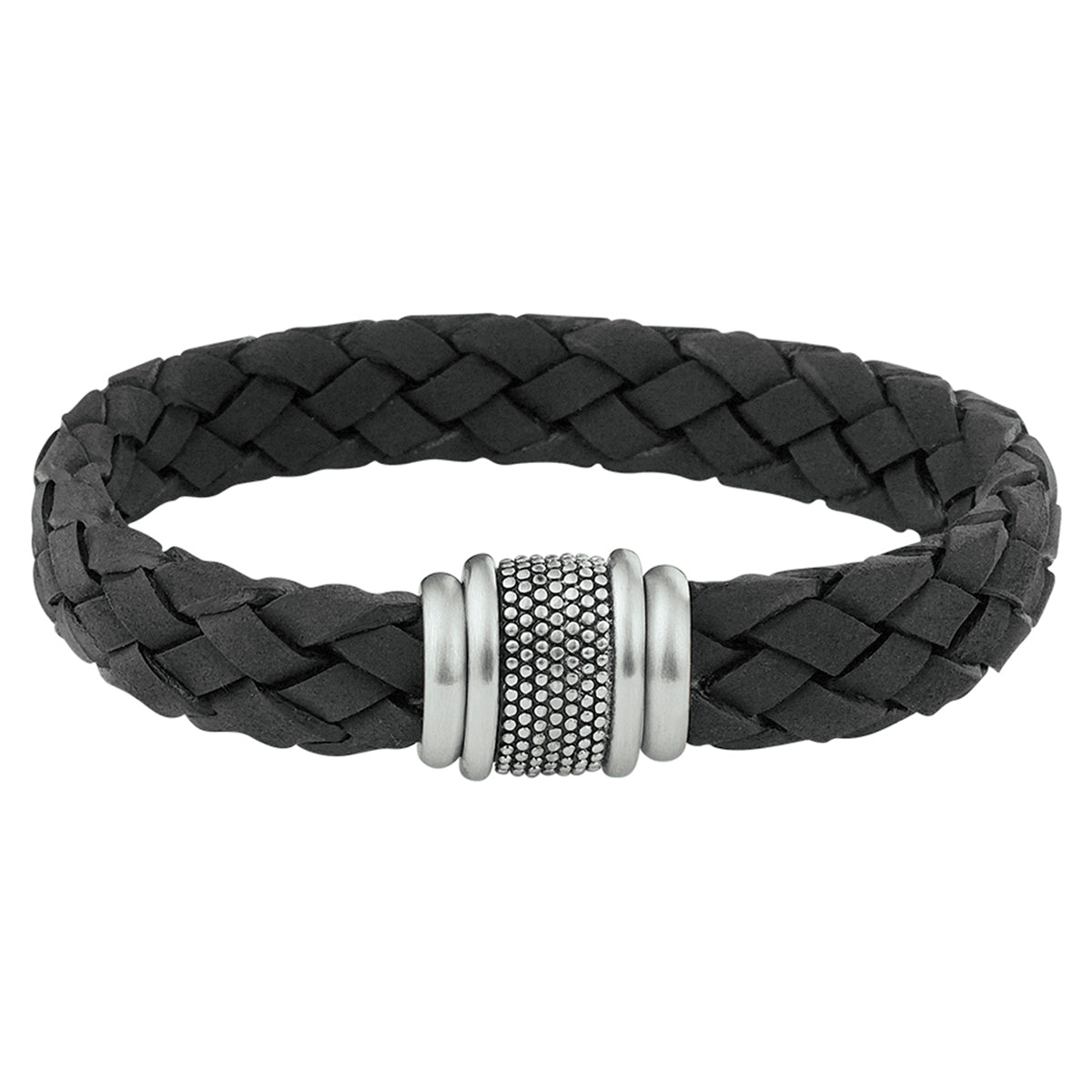 armband leer edelstaal