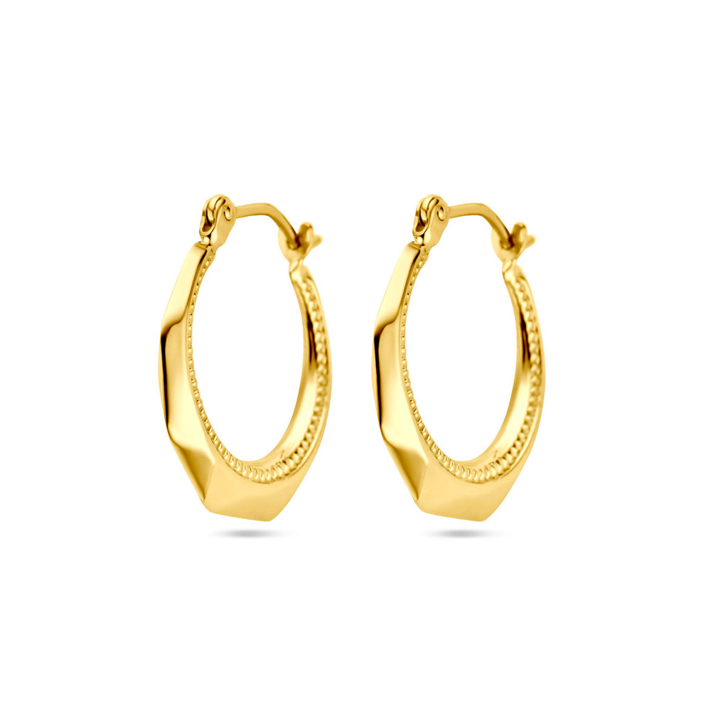 Ohrringe Lapide 20 mm 14K Gelbgold