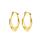 Ohrringe Lapide 20 mm 14K Gelbgold