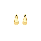 stekeroorringen 13 mm 14K geelgoud