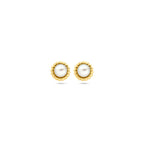 Ohrstecker Perle 5,0 mm 14K Gelbgold