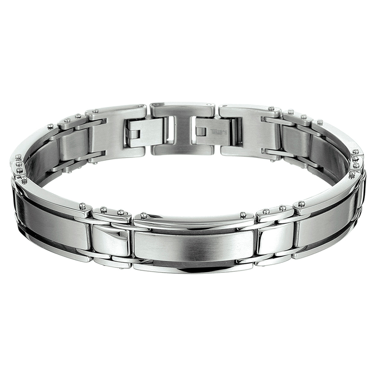 Armband poly/matt 11 mm 21 cm Edelstahl