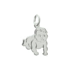 Anhänger Baby 14,5 mm rhodiniertes Silber