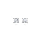 Ohrstecker Zirkonia 5 mm Silber rhodiniert