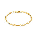 9k armband 4 mm 18,5 cm 9K geel