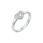 Ring Zirkonia Silber rhodiniert