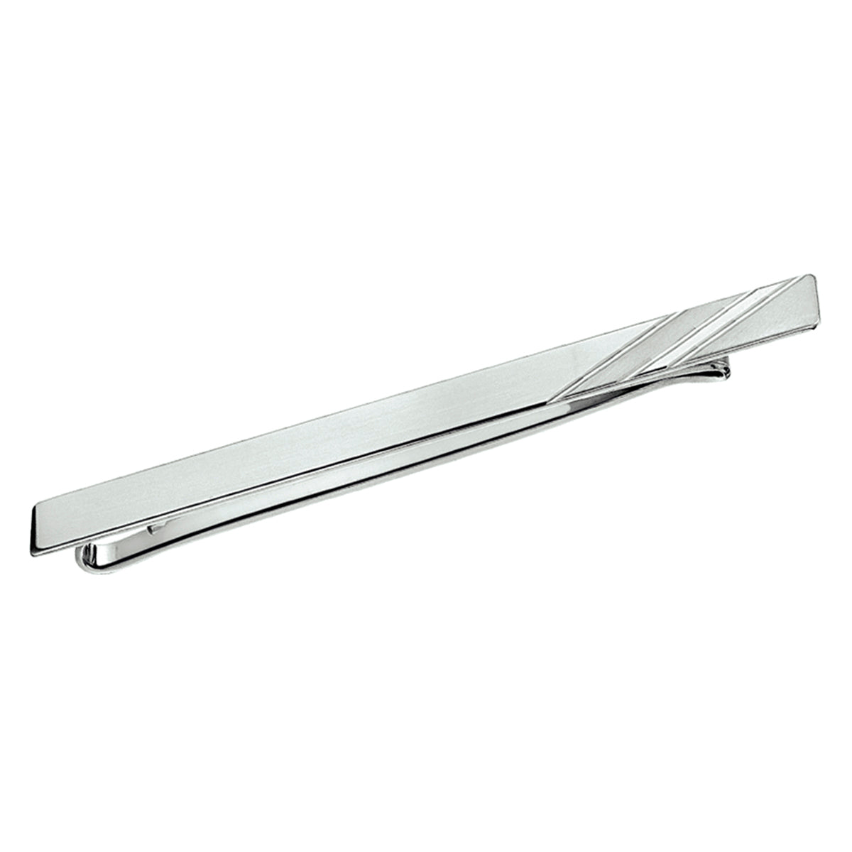 dasschuif poli/mat gediamanteerd zilver gerhodineerd