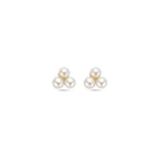 Ohrstecker Perle 5 mm 14K Gelbgold