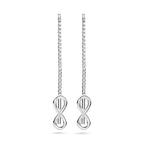 doortrekoorbellen infinity zilver wit