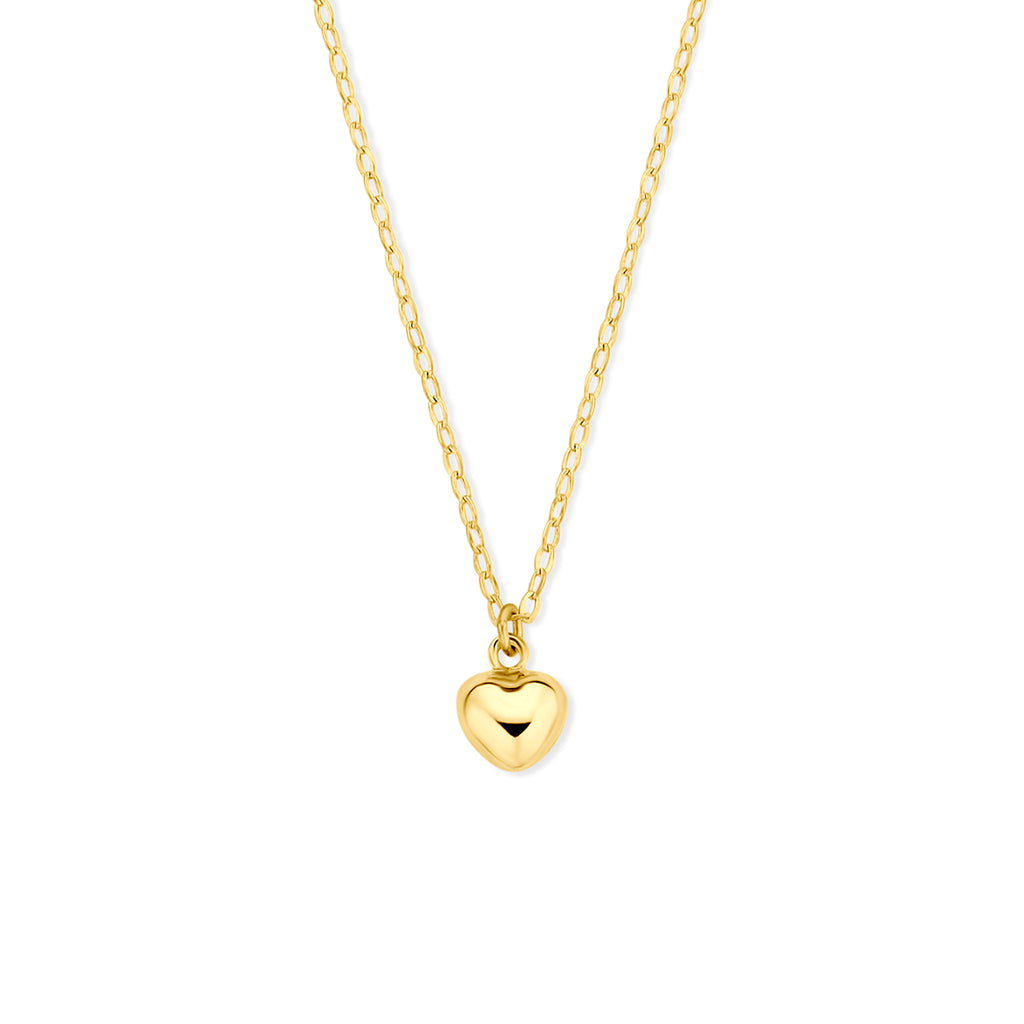 collier hartje 40 - 42 cm 14K geelgoud